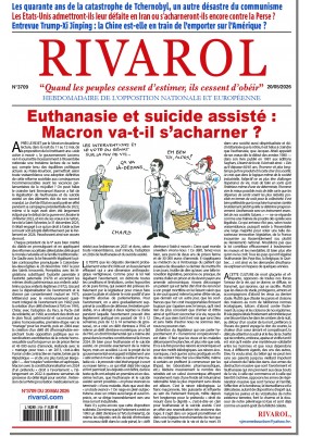 Dernier numéro Rivarol