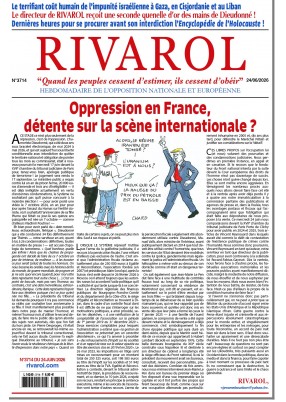 Dernier numéro Rivarol