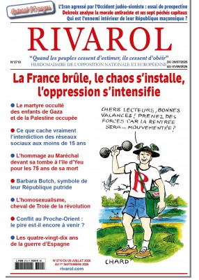 Dernier numéro Rivarol