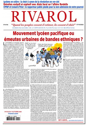 Dernier numéro Rivarol
