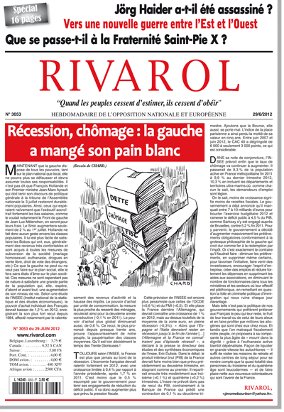Rivarol n°3053 version numérique (PDF)