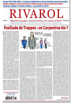 Dernier numéro Rivarol