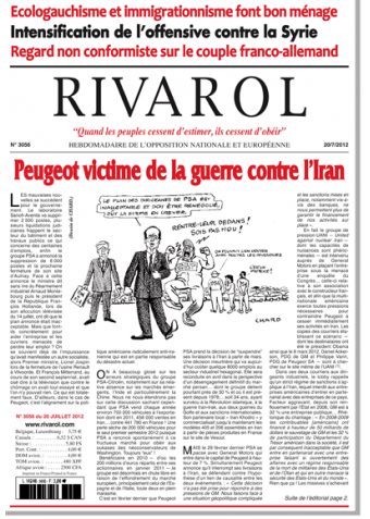 Rivarol n°3056 version numérique (PDF)