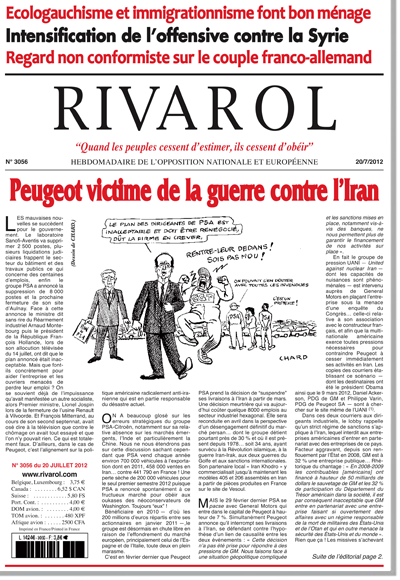 Rivarol n°3056 version numérique (PDF)