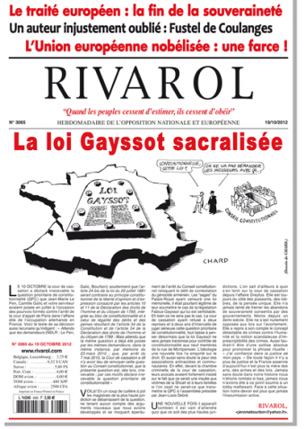 Rivarol n°3065 version numérique (PDF)
