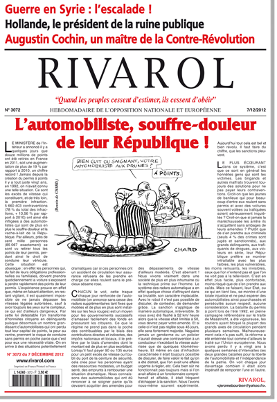 Rivarol n°3072 version numérique (PDF)