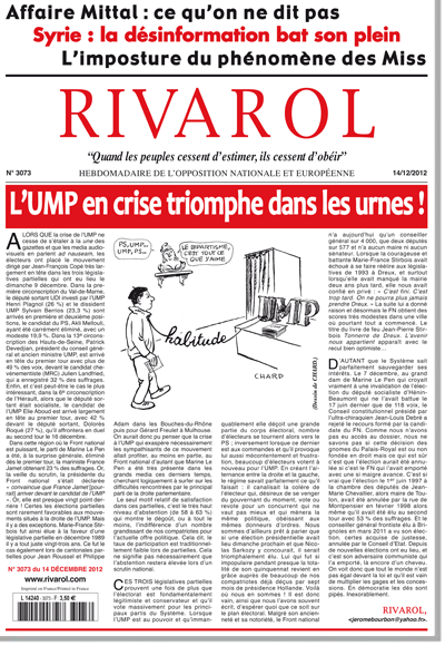 Rivarol n°3073 version numérique (PDF)