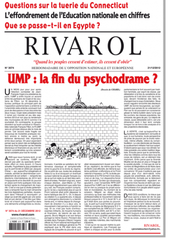 Rivarol n°3073 version numérique (PDF)