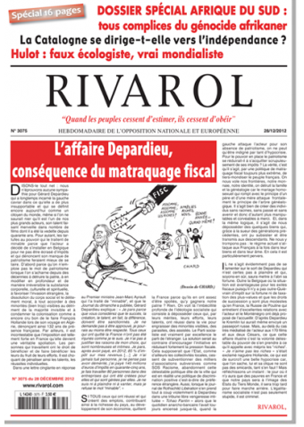 Rivarol n°3075 version numérique (PDF)