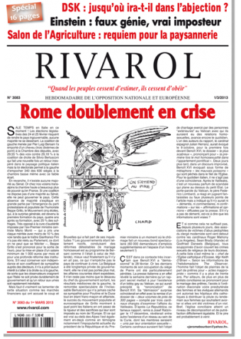 Rivarol n°3083 version numérique (PDF)