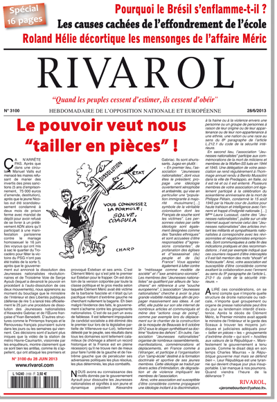 Rivarol n°3100 version numérique (PDF)