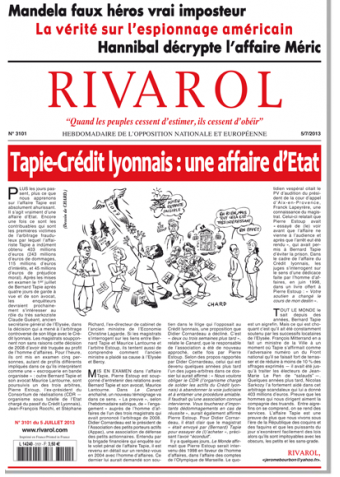 Rivarol n°3101 version numérique (PDF)