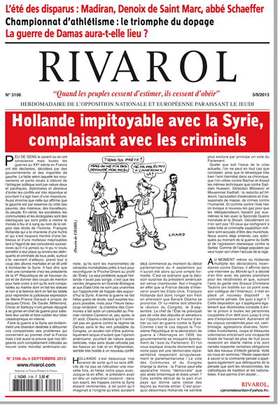 Rivarol n°3106 version numérique (PDF)