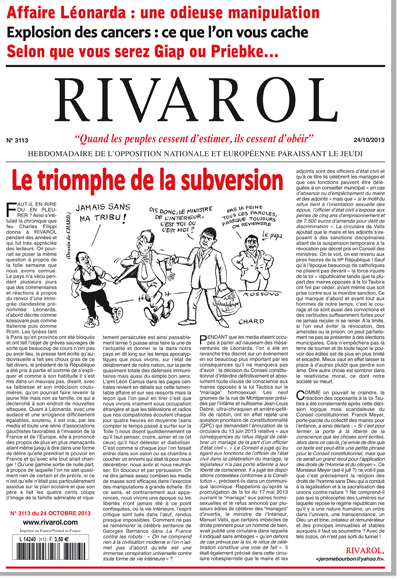 Rivarol n°3113 version numérique (PDF)