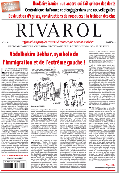 Rivarol n°3118 version numérique (PDF)
