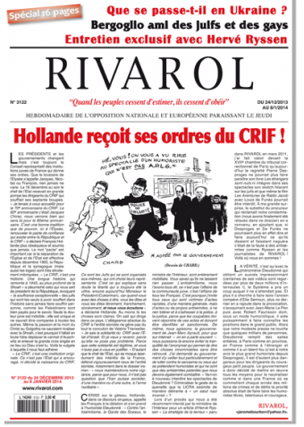Rivarol n°3122 version numérique (PDF)