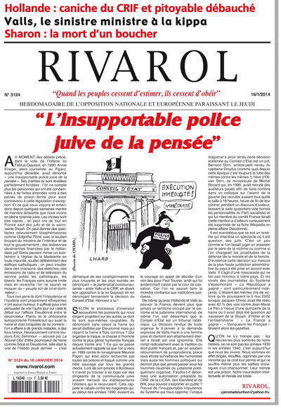 Rivarol n°3124 version numérique (PDF)