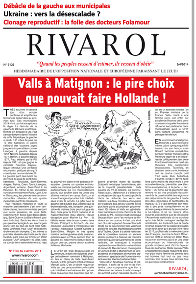 Rivarol n°3135 version numérique (PDF)