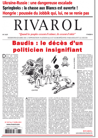 Rivarol n°3137 version numérique (PDF)