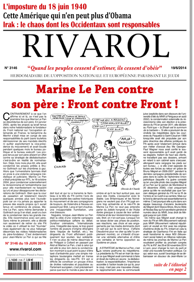 Rivarol n°3146 version numérique (PDF)