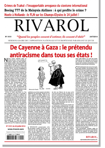 Rivarol n°3151 version numérique (PDF)