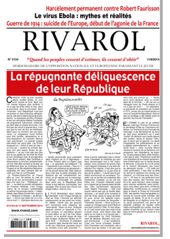 Rivarol n°3154 version numérique (PDF)