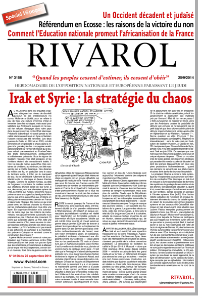 Rivarol n°3156 version numérique (PDF)