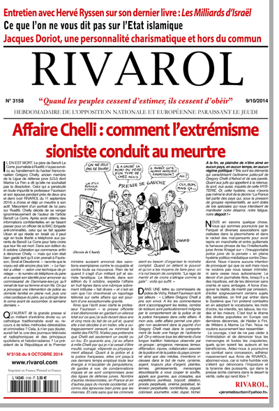 Rivarol n°3158 version numérique (PDF)