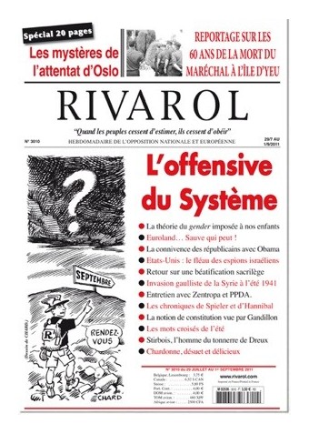 Rivarol n°3010 version numérique (PDF
