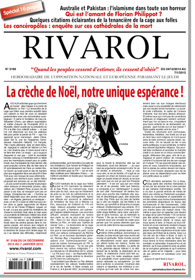 Rivarol n°3169 version numérique (PDF)