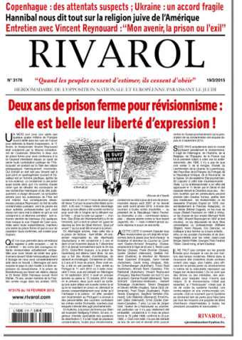 Rivarol n°3176 version numérique (PDF)