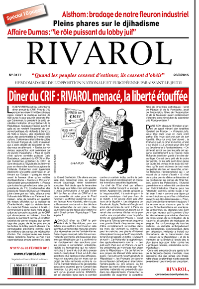 Rivarol n°3177 version numérique (PDF)