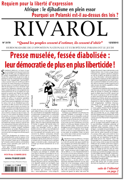 Rivarol n°3179 version numérique (PDF)