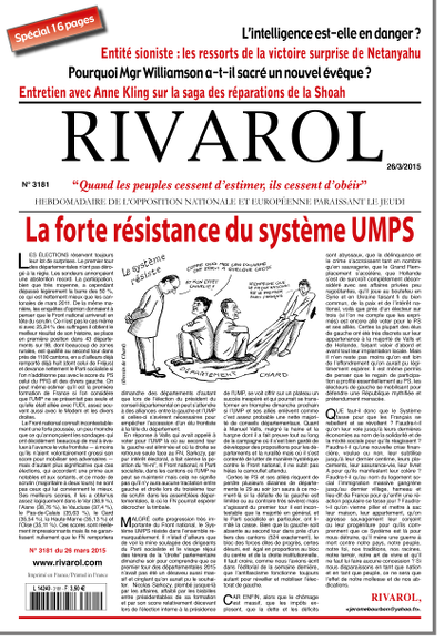 Rivarol n°3181 version numérique (PDF)