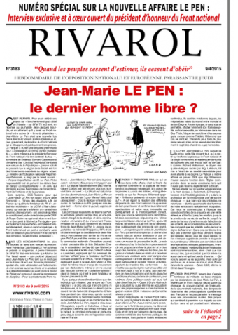 Rivarol n°3183 version numérique (PDF)