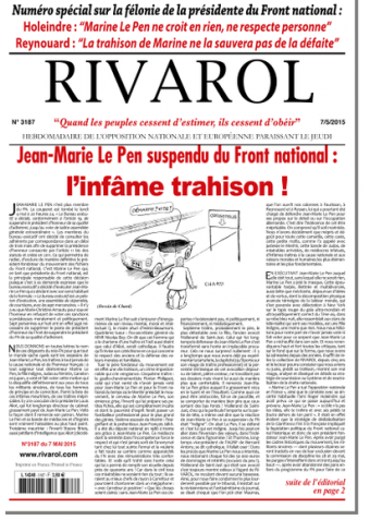 Rivarol n°3187 version numérique (PDF)