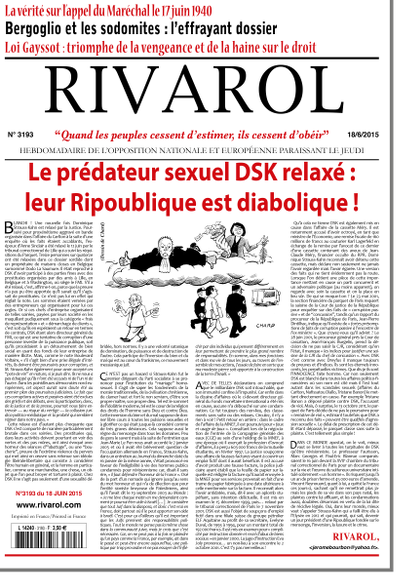 Rivarol n°3193 version numérique (PDF)
