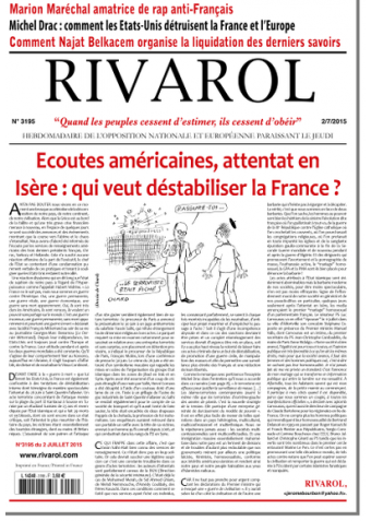Rivarol n°3195 version numérique (PDF)