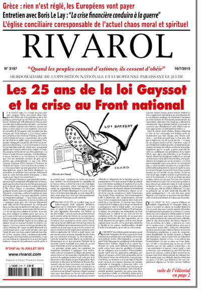 Rivarol n°3197 version numérique (PDF)