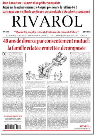 Rivarol n°3198 version numérique (PDF)