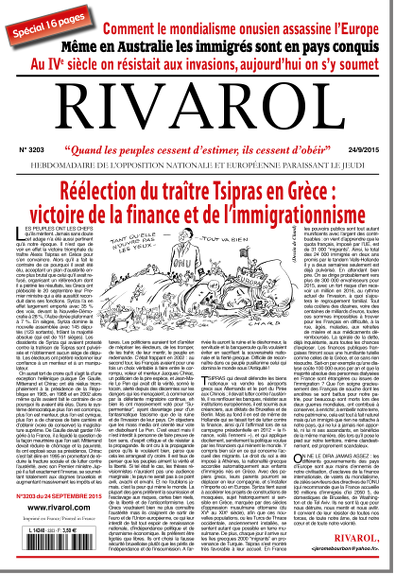 Rivarol n°3203 version numérique (PDF)