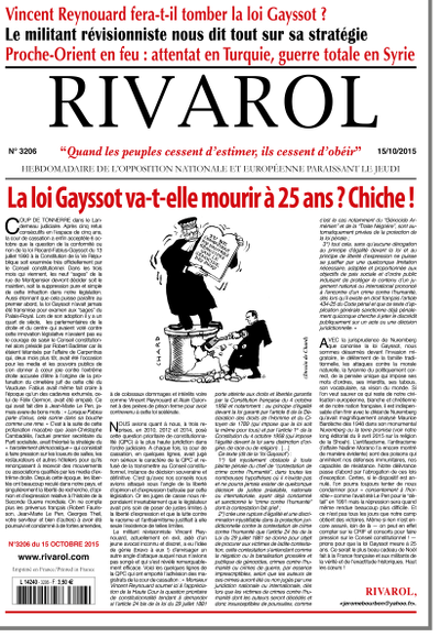 Rivarol n°3206 version numérique (PDF)